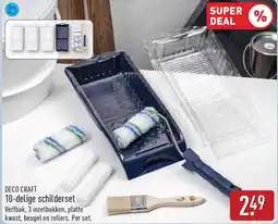 ALDI Deco craft schilderset aanbieding