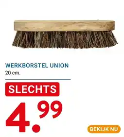 Kluswijs union werkborstel aanbieding
