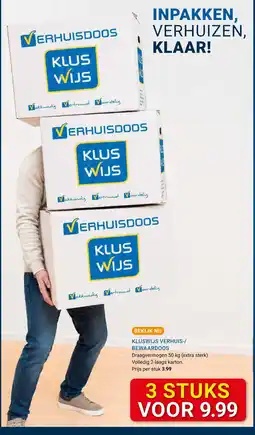 Kluswijs kluswijs verhuis-/bewaardoos aanbieding