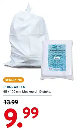 Kluswijs topprotect puinruimzakken aanbieding
