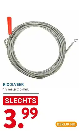 Kluswijs RIOOLVEER aanbieding