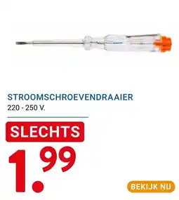 Kluswijs stroomschroevendraaier aanbieding