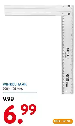 Kluswijs neo tools winkelhaak aanbieding