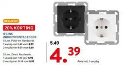 Kluswijs Q-Link Inbouwcontactdoos aanbieding