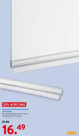 Kluswijs Sealskin Afdichtingsprofiel Universeel aanbieding