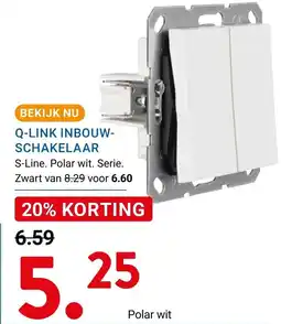 Kluswijs Q-LINK INBOUWSCHAKELAAR aanbieding