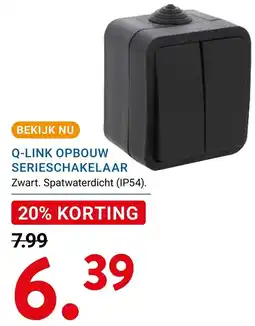 Kluswijs Q-LINK OPBOUW SERIESCHAKELAAR aanbieding