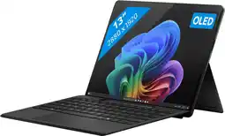 Coolblue Microsoft Surface Pro 11 Snapdragon X Elite / 16GB / 512GB Black (No charger) aanbieding