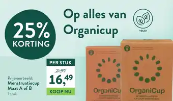 Holland & Barrett Menstruatiecup Maat A of B aanbieding