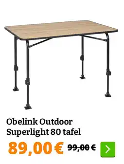 Obelink Obelink Outdoor Superlight 80 tafel aanbieding