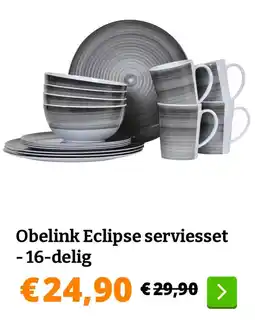 Obelink Obelink Eclipse serviesset aanbieding