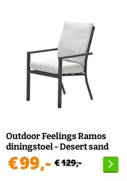 Obelink Outdoor Feelings Ramos diningstoel aanbieding