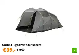 Obelink Obelink High Crest 4 tunneltent aanbieding