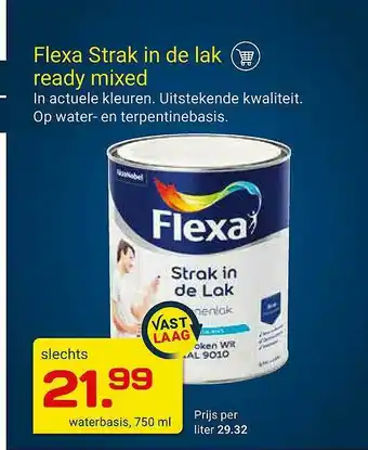 Kluswijs Flexa Strak In De Lak Ready Mixed aanbieding