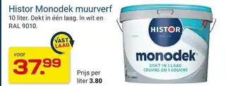 Kluswijs Histor Monodek Muurverf aanbieding