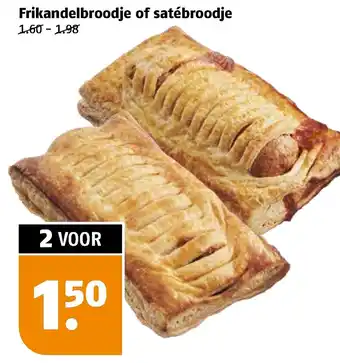 Poiesz Frikandelbroodje of satebroodje aanbieding