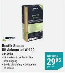 Pontmeyer Bostik Stucco Uitvlakmortel W-140 aanbieding