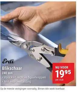 Pontmeyer Erdi Blikschaar aanbieding