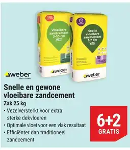 Pontmeyer weber snelle en gewone vloeibare zandcement aanbieding