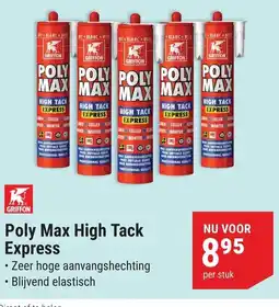 Pontmeyer Griffon Poly Max High Tack Express aanbieding