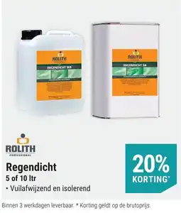 Pontmeyer Rolith Regendicht aanbieding
