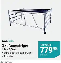 Pontmeyer Little Lumbo XXL Vouwsteiger aanbieding