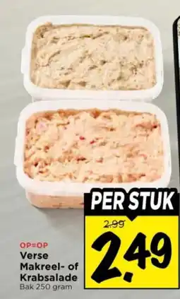 Vomar Voordeelmarkt Verse Makreel- of Krabsalade aanbieding
