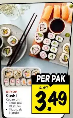 Vomar Voordeelmarkt Sushi aanbieding