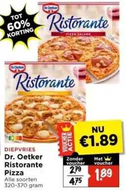 Vomar Voordeelmarkt Dr. Oetker Ristorante Pizza aanbieding