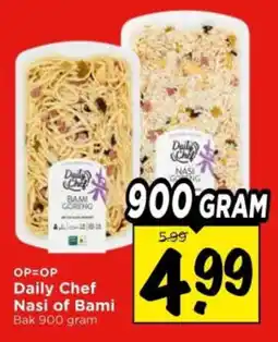 Vomar Voordeelmarkt Daily Chef Nasi of Bami aanbieding
