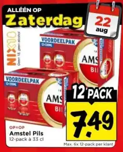 Vomar Voordeelmarkt Amstel Pils aanbieding
