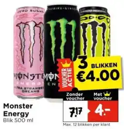 Vomar Voordeelmarkt Monster Energy aanbieding