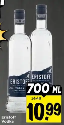 Vomar Voordeelmarkt Eristoff Vodka aanbieding