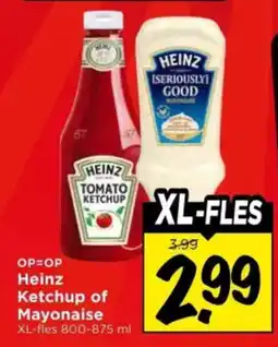 Vomar Voordeelmarkt Heinz Ketchup of Mayonaise aanbieding