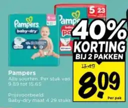 Vomar Voordeelmarkt Pampers aanbieding