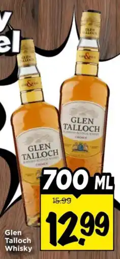 Vomar Voordeelmarkt Glen Talloch Whisky aanbieding
