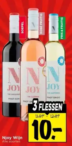 Vomar Voordeelmarkt Alle Njoy Wijn aanbieding