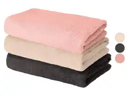 Lidl LIVARNO Set van 2 handdoeken 50 x 100 cm aanbieding