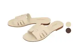 Lidl ESMARA Dames slippers - met leer aanbieding