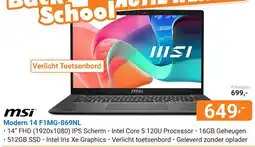 Hardware Expert msi Modern 14 F1MG-869NL aanbieding