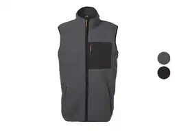 Lidl CRIVIT Heren fleece bodywarmer aanbieding