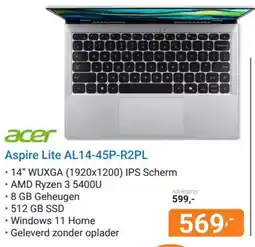 Hardware Expert acer Aspire Lite AL14-45P-R2PL aanbieding