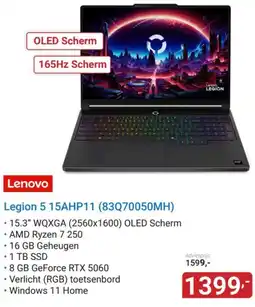 Hardware Expert Lenovo Legion 5 15AHP11 (83Q70050MH) aanbieding