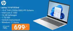 Hardware Expert Hp laptop 15-fd1055nd aanbieding