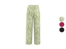 Lidl ESMARA Dames broek met crinkle-structuur - Wide leg aanbieding