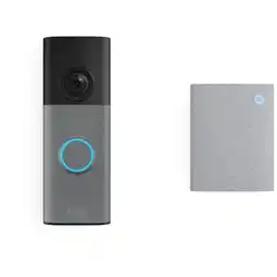 MediaMarkt Ring Video Deurbel Batterij (2nd Gen) Video-deurbel Met Ingebouwde Batterij + Bel Speckled Grey aanbieding