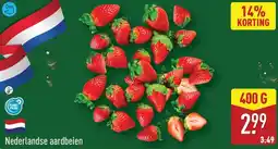 ALDI Nederlandse Aardbeien aanbieding