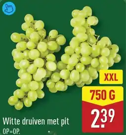 ALDI Witte Druiven met Pit aanbieding