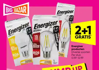 Big Bazar Energizer producten per stuk aanbieding