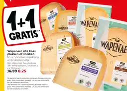 Jumbo Wapenaer 48+ Kaas Plakken of Stukken aanbieding